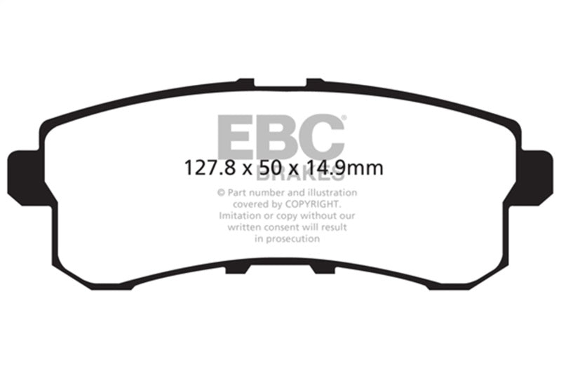 EBC 11-13 Infiniti QX56 5.6 Yellowstuff Rear Brake Pads - DP41876R