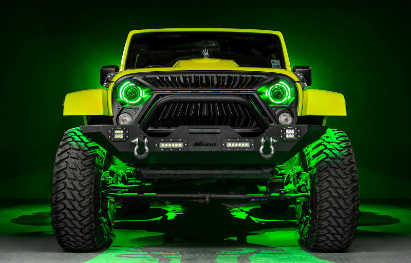 ORACLE Lighting 0718 Jeep Wrangler JK Oculus 7in ColorSHIFT BiLED Projector Headlights SEE WARRANTY - 5876-333