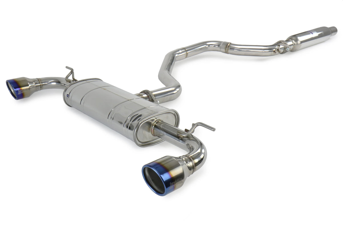 Invidia 15+ VW Golf GTI Q300 Rolled Titanium Tip Cat-Back Exhaust - HS13GF7G3T