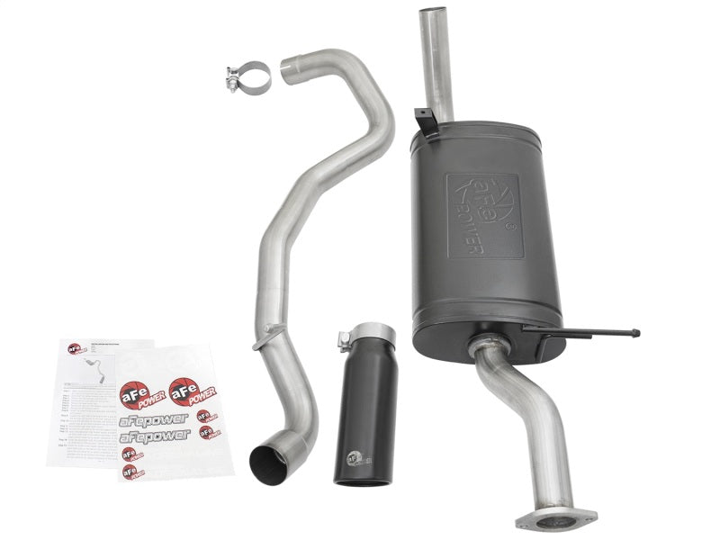 aFe MACHForce XP 2-1/2in 304 SS Cat Back Exhaust w/ Black Tips 2001-2016 Nissan Patrol (Y61) 4.8L - 49-36121-B