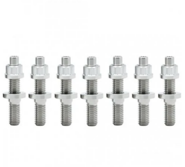 BLOX Racing SUS303 Stainless Steel Exhaust Manifold Stud Kit M8 x 1.25mm 45mm in Length - 9-piece - BXFL-00307-9 - front view