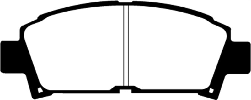 EBC 93-95 Toyota MR2 2.0 Turbo Greenstuff Front Brake Pads - DP2995