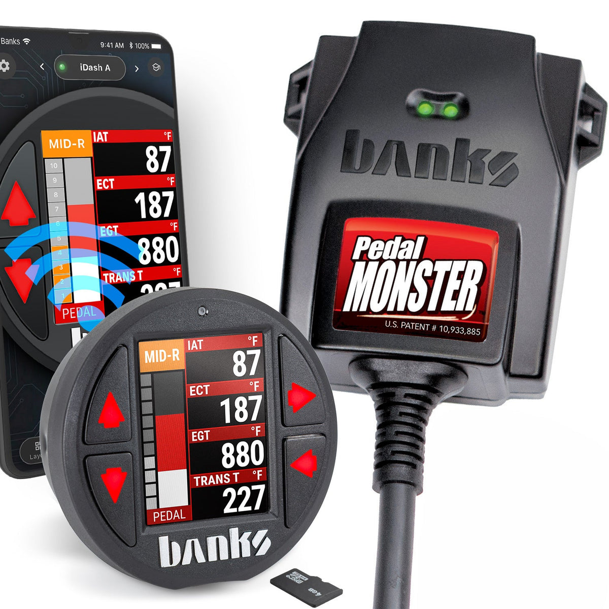 Banks Power Pedal Monster Kit Sprinter Van With iDash Data Pro - 64373-P - Image 1