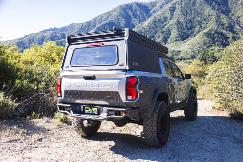 DV8 Offroad 23-26 Chevrolet Colorado/GMC Canyon Tube Rear Bumper - Micro Texture Black Powder Coat - RBCS3-04