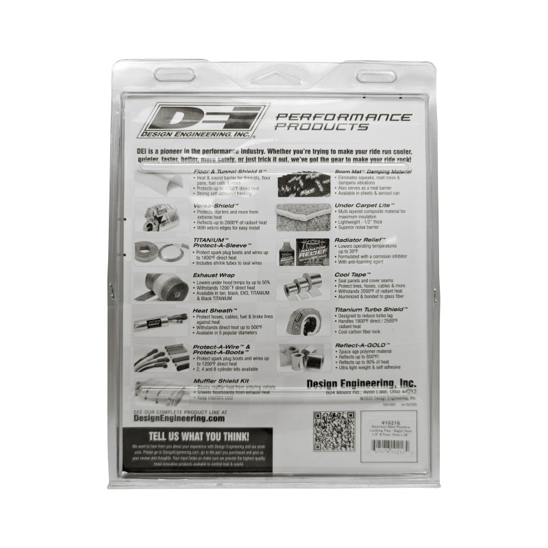 DEI Stainless Steel Positive Locking Tie Eight 1/4in (7mm) x 9in and Four 7mm x 20in - 10216