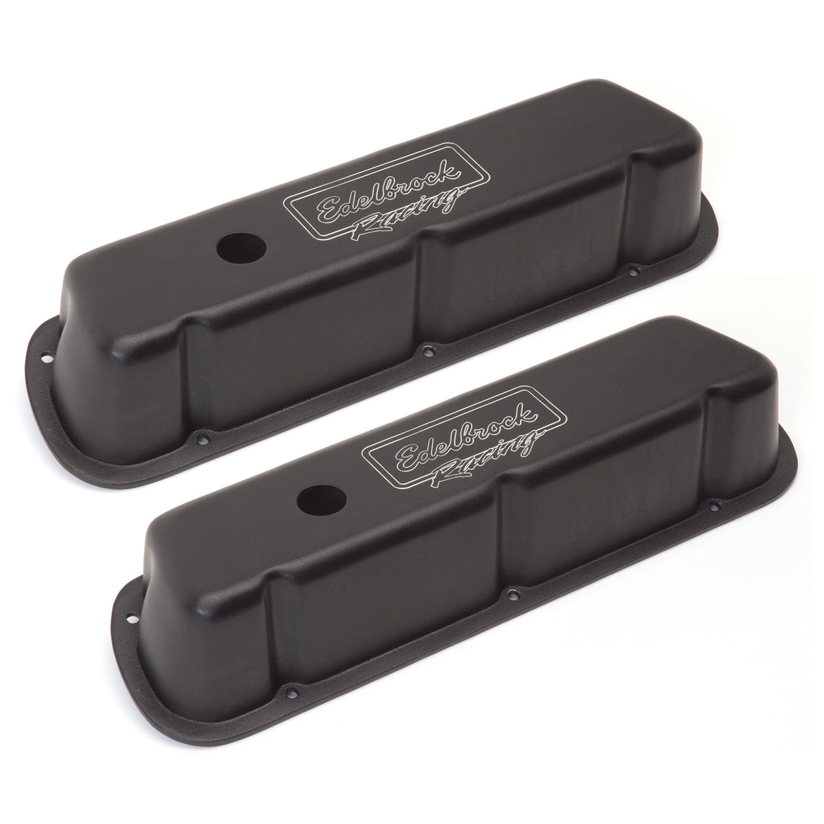 Edelbrock Valve Cover Victor Series Ford 289-302-351W CI V8 Low Black - 41253