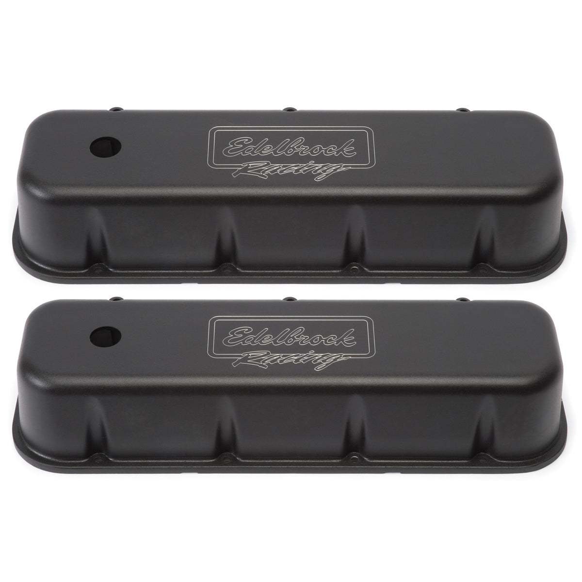 Edelbrock Valve Cover Victor Series Chevrolet 1965 and Later 396-502 V8 Tall Black - 41803