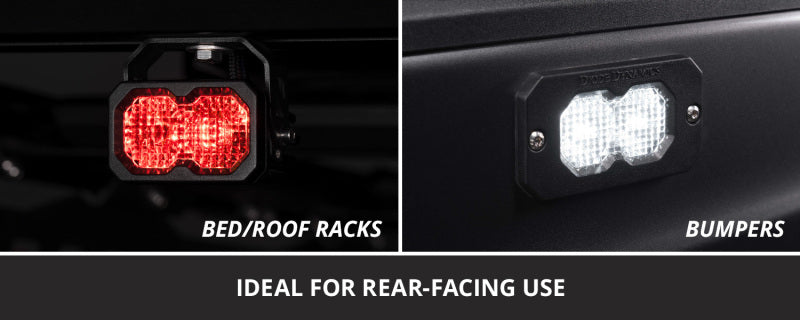 Diode Dynamics C2R White Flood Flush Mount LED Pod (Pair) - DD8573P