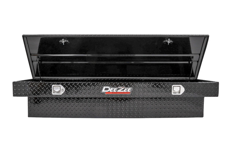 Deezee Universal Tool Box - Red Crossover - Single Lid Black BT Full Size - DZ8170B