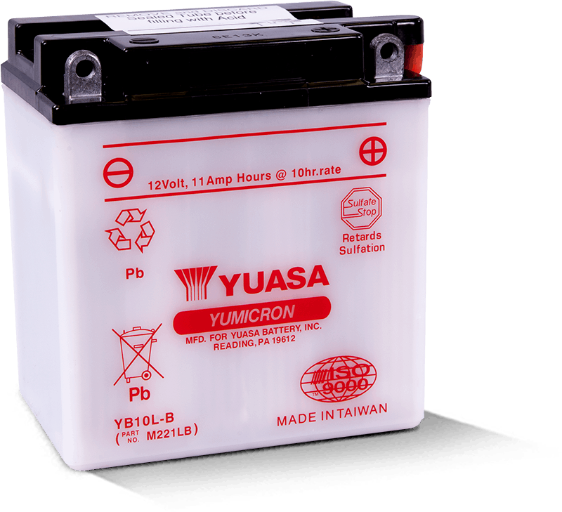 Yuasa YB10L-B Yumicron 12 Volt Battery - YUAM221LB by Yuasa Battery