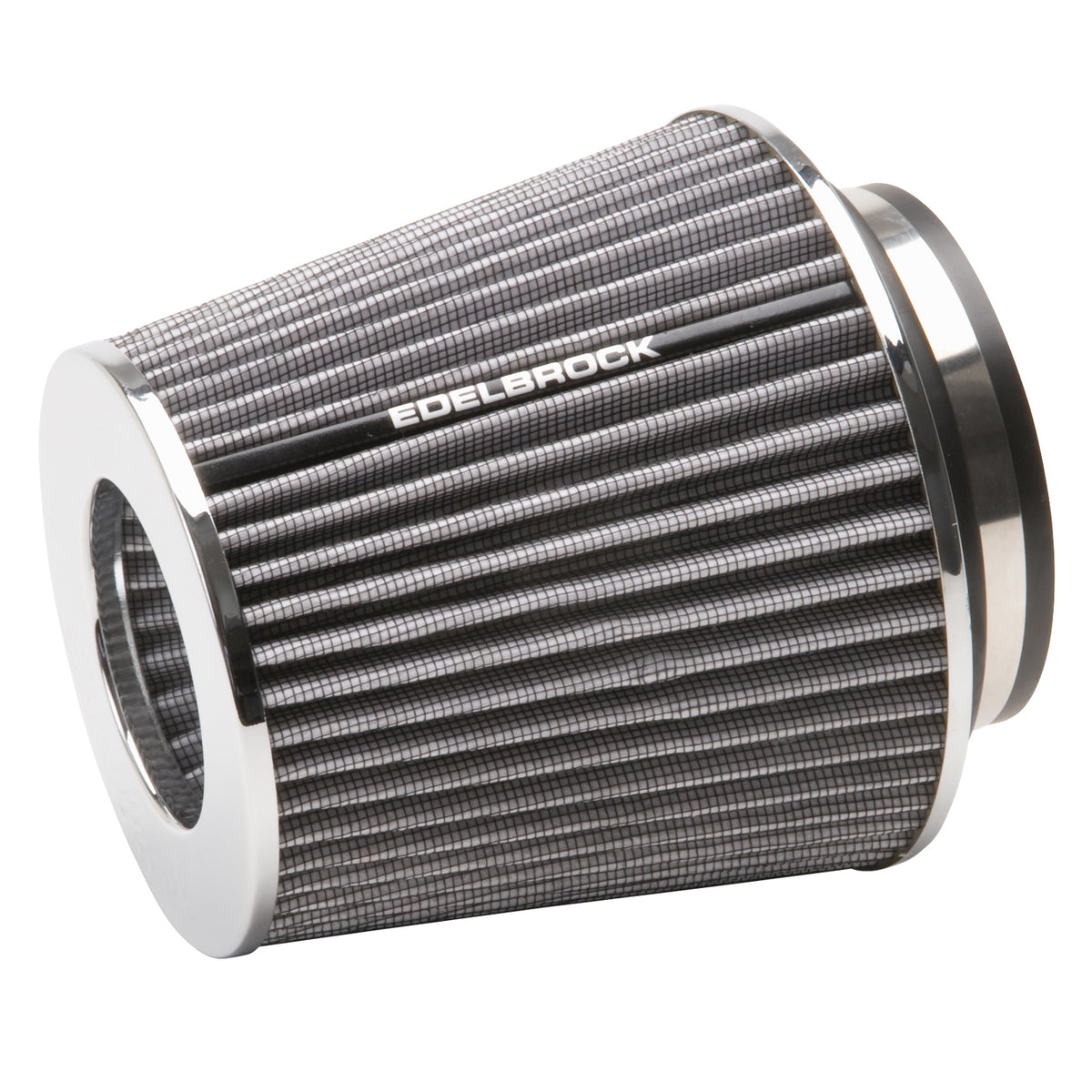 Edelbrock Pro-Flo Universal White Medium Conical Air Filter with 3/3.5/4in Inlet - 43642