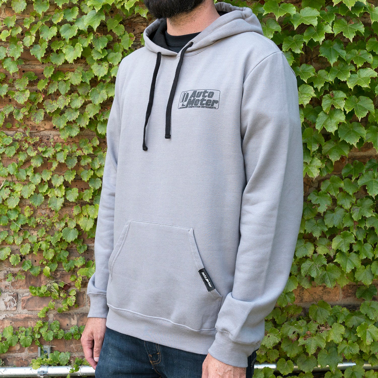 Autometer Gray Competition Pullover Hoodie - Adult XL - 0449XL