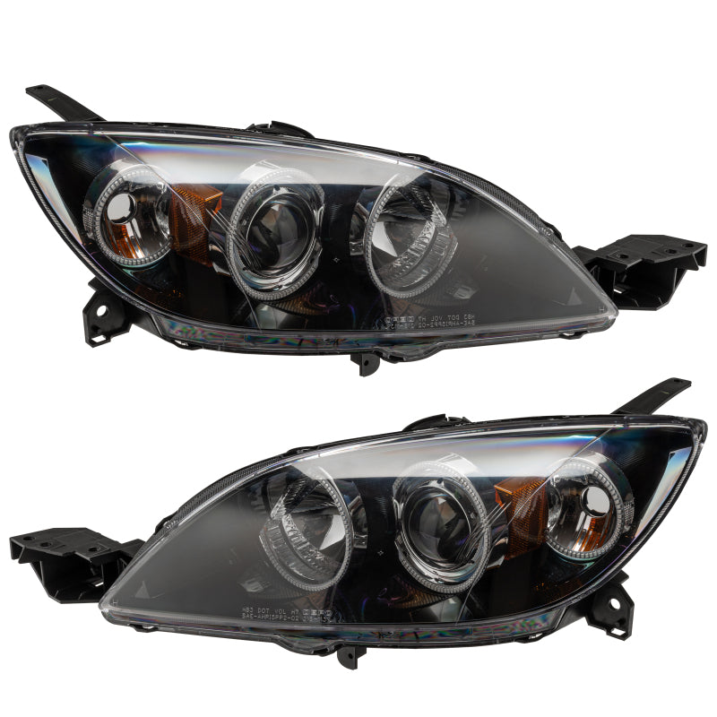 Oracle 04-09 Mazda 3 SMD HL - Hatchback - Halogen Style - ColorSHIFT w/ Simple Cntrl SEE WARRANTY - 7086-504