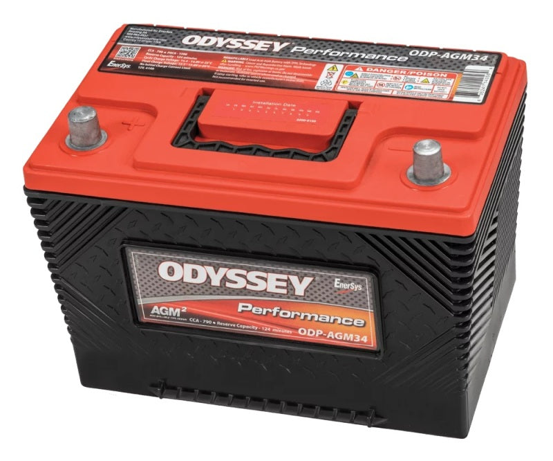 Odyssey Battery Auto/Truck/Heavy Duty &amp; Commercial Performance AGM Battery (34-790) - ODP-AGM34
