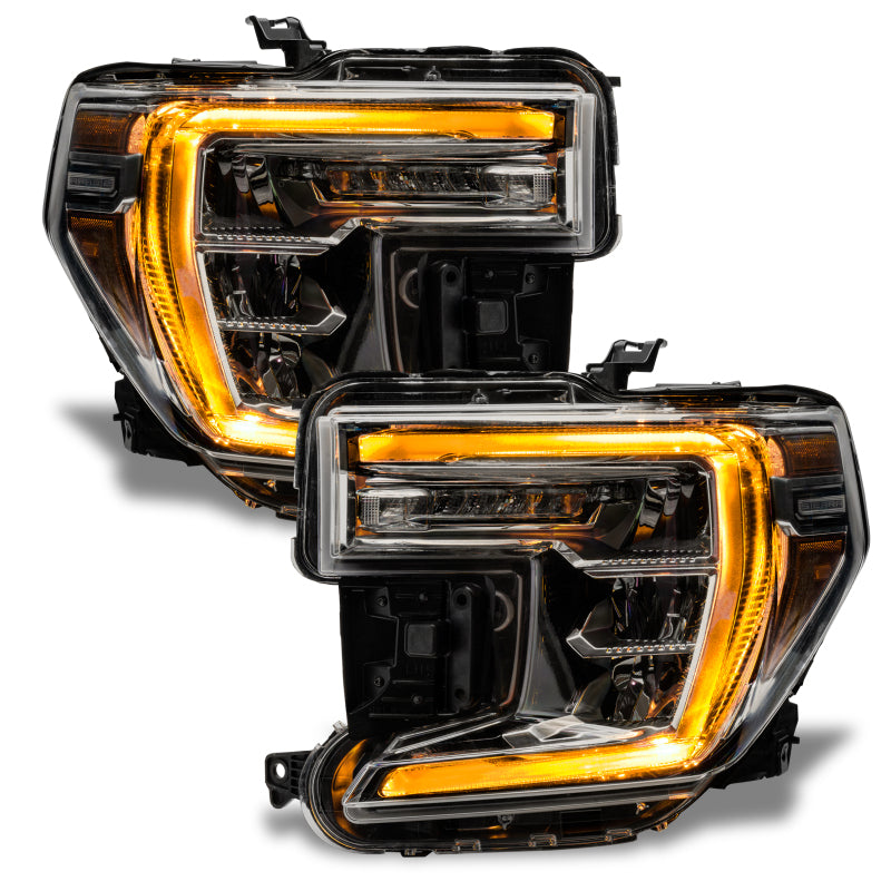 Oracle 19-21 GMC Sierra 1500 RGB+W Headlight DRL Upgrade Kit - ColorSHIFT w/o Cntrl SEE WARRANTY - 1287-334