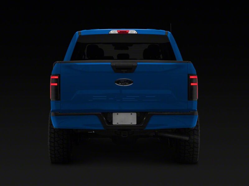 Raxiom 15-20 Ford F-150 RBX LED Tail Lights- Black Housing- Smoked Lens - T620247 - close-up view