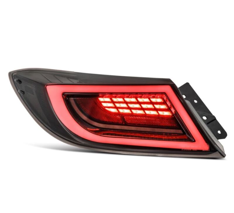 AlphaRex 22-24 Toyota GR86 LUXX LED Taillights Black Smoke - 675020