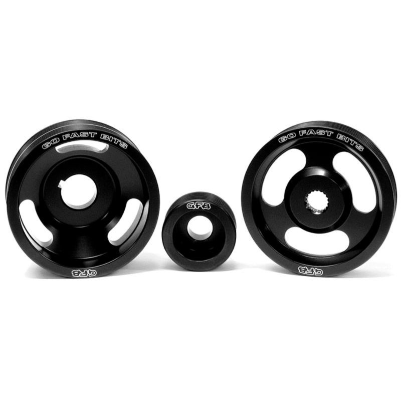 GFB 94-98 Subaru WRX Light-Weight Engine Pulley (Crank/Alternator/Power Steering Pulleys/Belts inc) - 2003 for 1994-1998 Suba