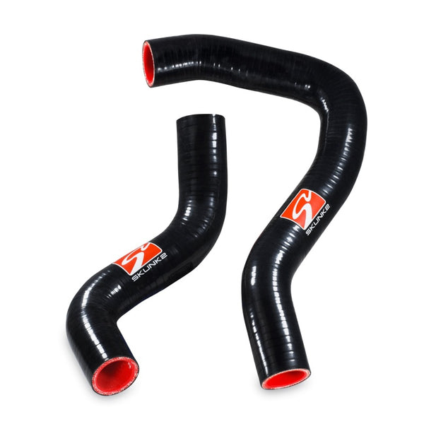 Skunk2 02-05 Honda Civic Si Radiator Hose Kit (Blk/Rd 2 Hose Kit) - 629-05-0009 for 2002-2005 Honda Civic - front view