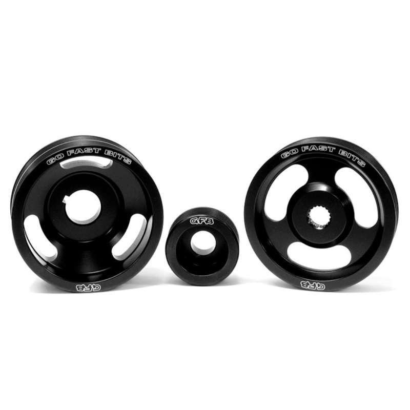 GFB 94-98 Subaru WRX Light-Weight Engine Pulley (Crank/Alternator/Power Steering Pulleys/Belts inc) - 2003 for 1994-1998 Suba