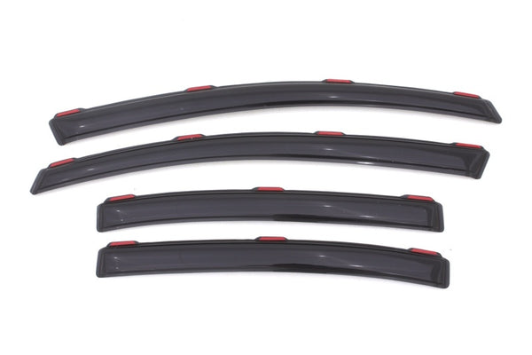 AVS 12-15 Honda Civic Ventvisor In-Channel Front & Rear Window Deflectors 4pc - Smoke - 194462 for 2012-2015 Honda Civic - fr