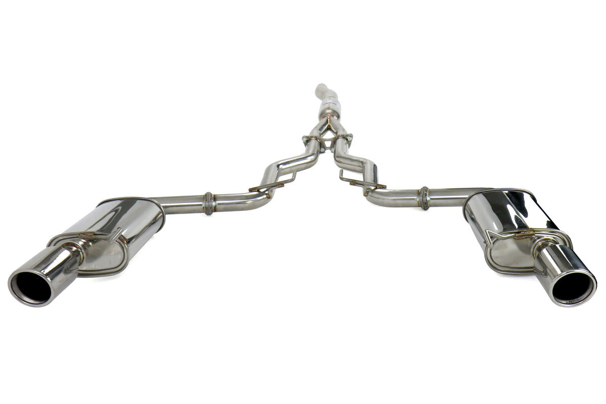 Invidia 15+ Ford Mustang Ecoboost 2.3L Q300 Cat-Back Exhaust w/ Stainless Steel Tip - HS14FM4G3S