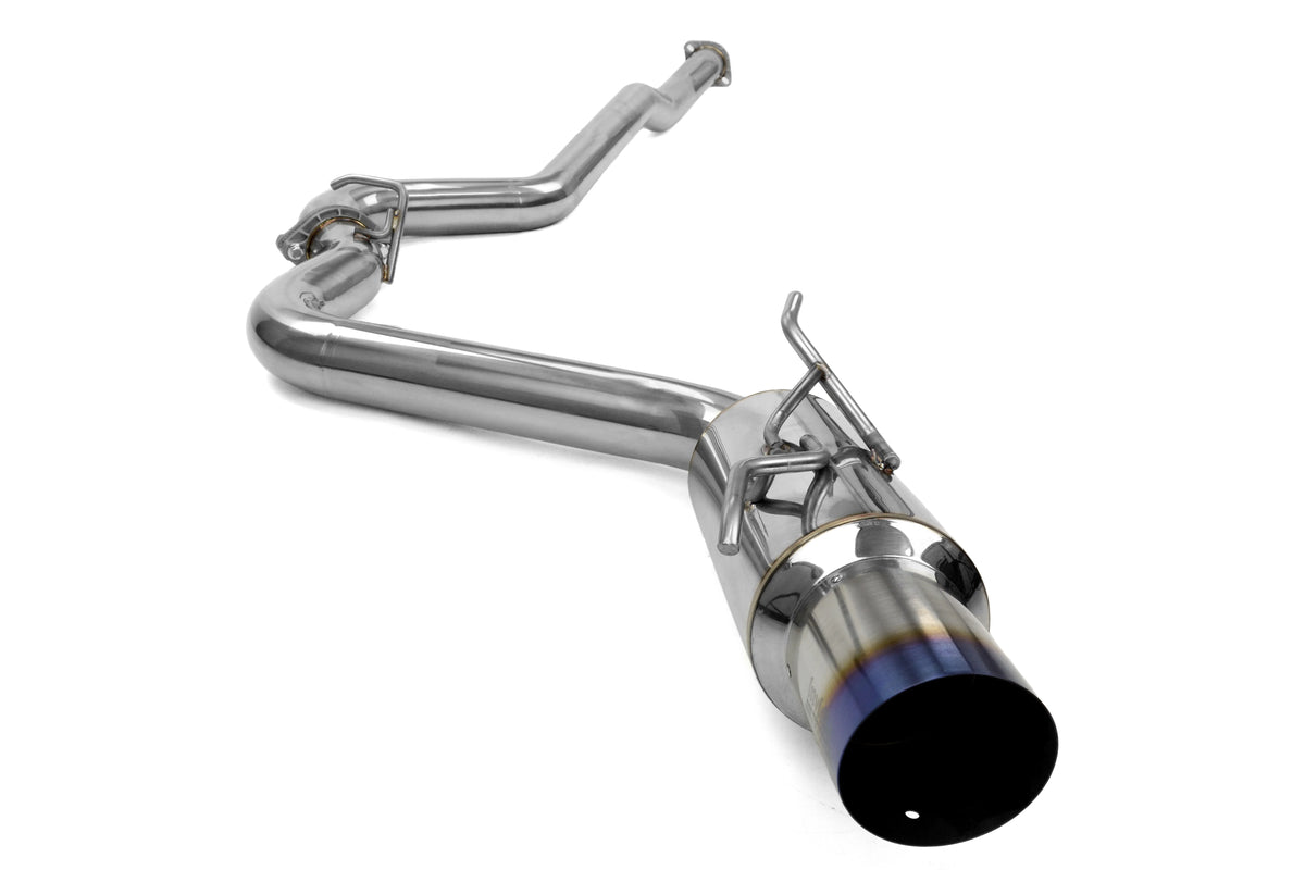 Invidia 08+ WRX Hatch / 08 STi 76mm RACING Titanium Tip Cat-back Exhaust - HS08SW5GRT