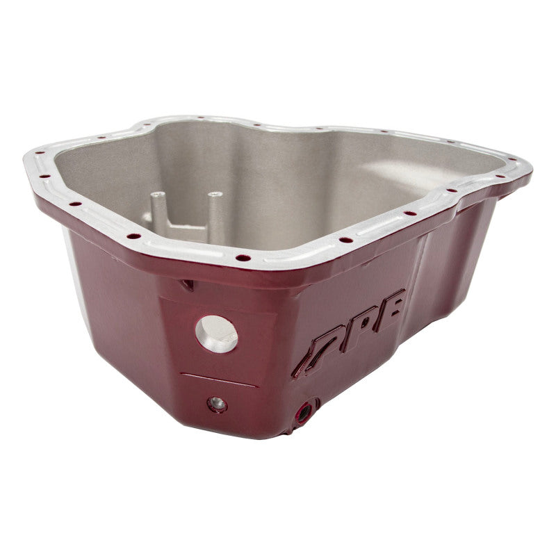 Wehrli 01-10 GM Duramax WCFab X PPE High Capacity Aluminum Oil Pan - Chevy Orange - WCF100131-CRO