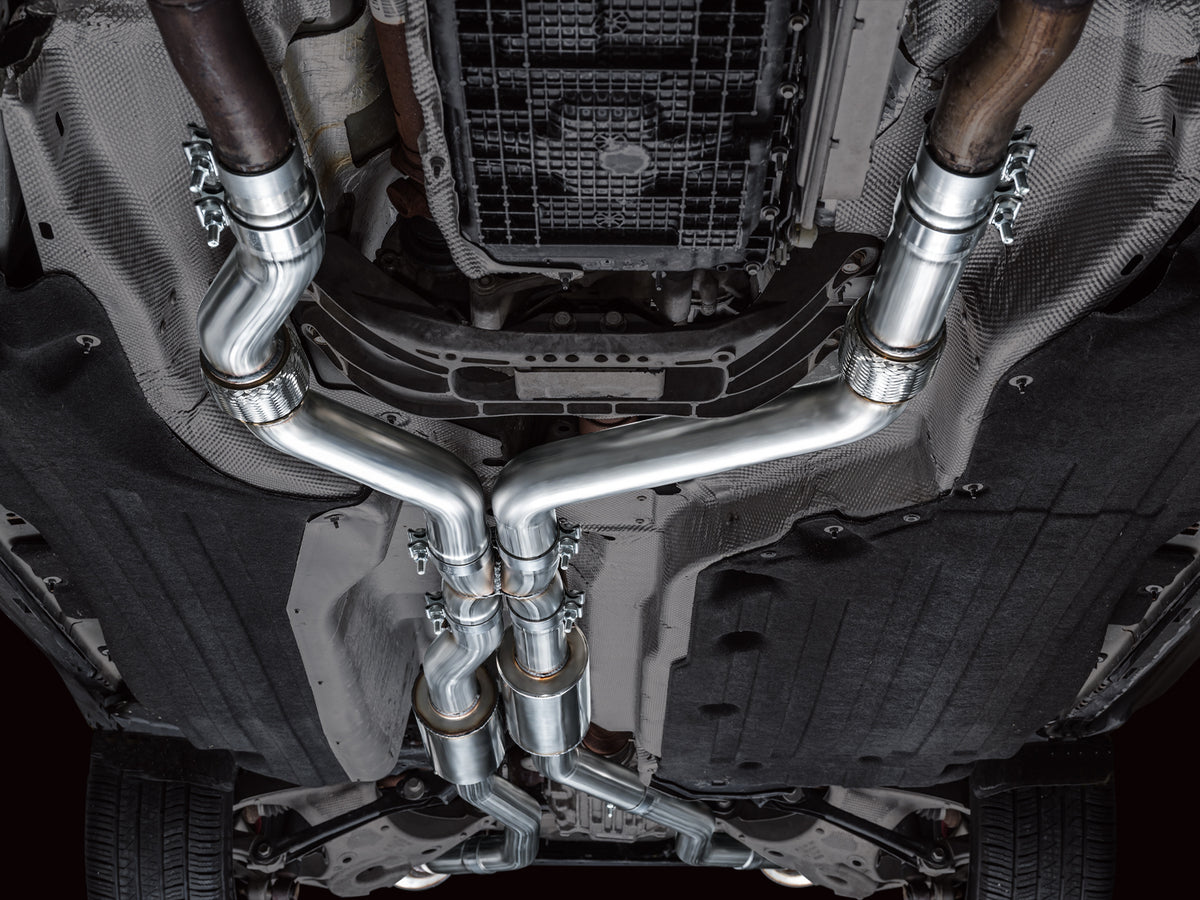 AWE Tuning 2020+ Ford Explorer ST Touring Edition Exhaust w/ Chrome Silver Tips - 3015-42625
