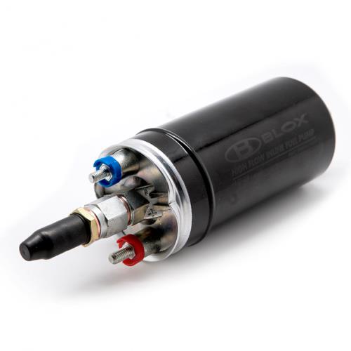 BLOX Racing 440LPH Inline Fuel Pump - BXFU-04440 - front view
