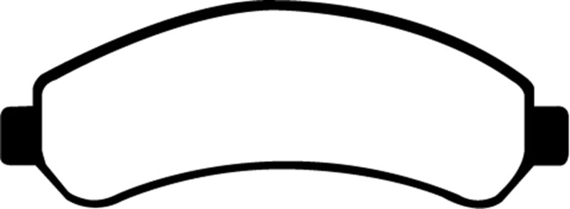 EBC 98-05 Chevrolet Blazer 4.3 2WD Ultimax2 Front Brake Pads - UD726 for 1998-2005 Chevrolet Blazer - front view