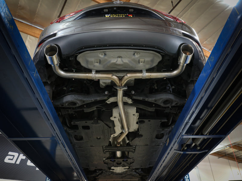 aFe Takeda 2-1/2in 304 SS Cat-Back Exhaust w/ Carbon Fiber Tips 14-18 Mazda 3 L4 2.0L/2.5L - 49-37015-C