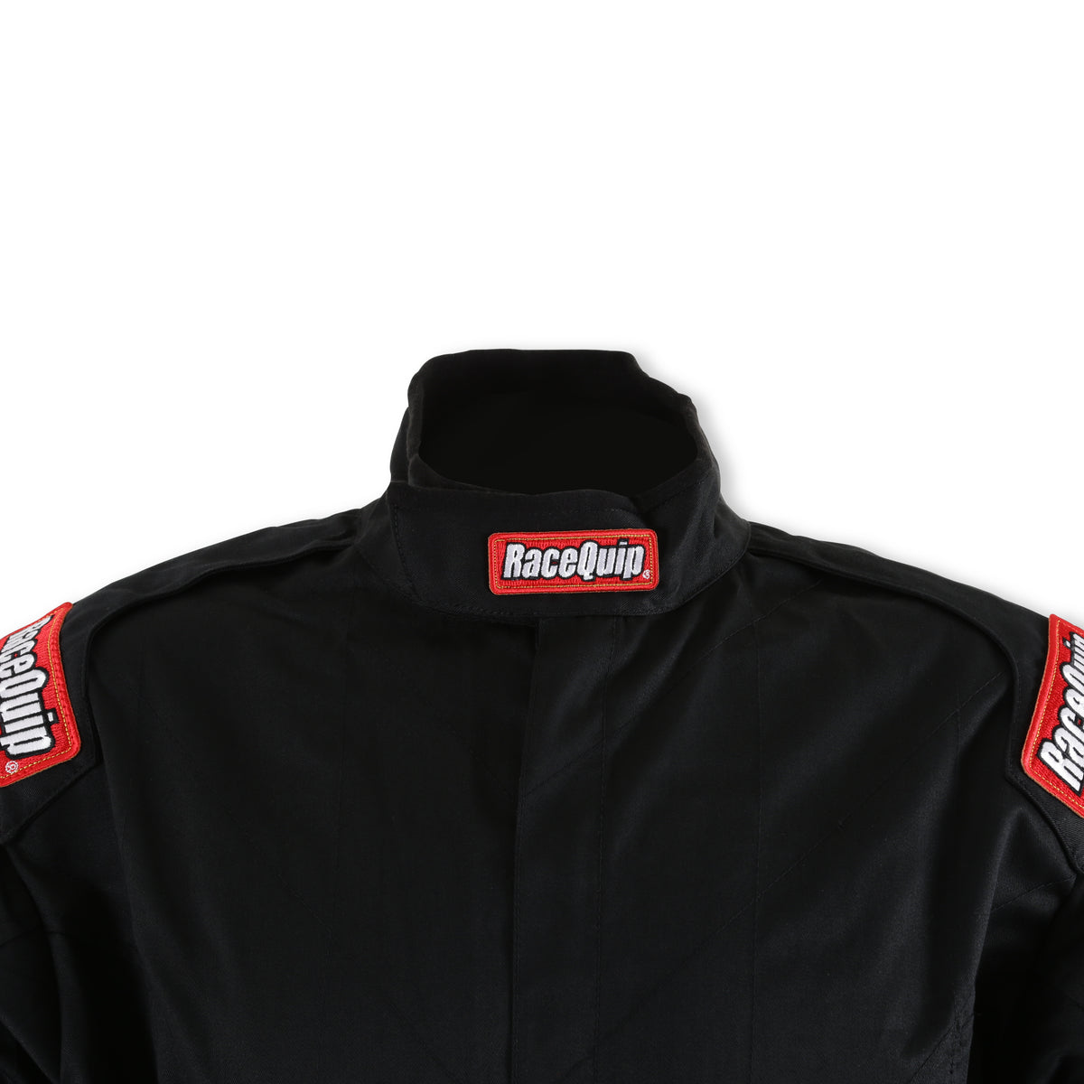 RaceQuip Black Chevron-1 Suit - SFI-1 Large