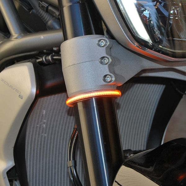 New Rage Cycles Rage 360 Turn Signals 52 mm. - RAGE-360-52-D - front view