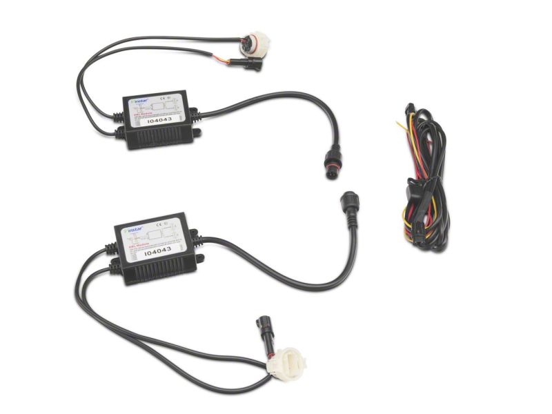Raxiom 10-23 Jeep Wrangler JK &amp; JL Axial Series LED DRL Fog Lights - J119947-B