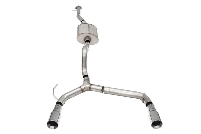 Corsa 21-24 Ford Bronco 2.7L 4-Door 2.75in Cat-Back Dual Rear Exhaust w/4in Straight-Cut Polish Tips - 21210