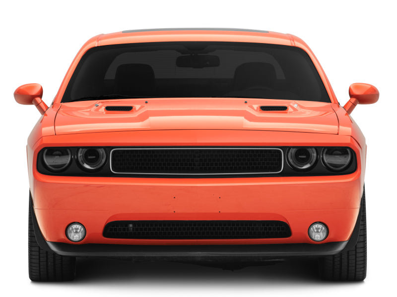 Raxiom 08-14 Dodge Challenger Halo Projctr Headlights w/Sequential Turn Signals-Blk Hsng(Clear Lens) - CH3761
