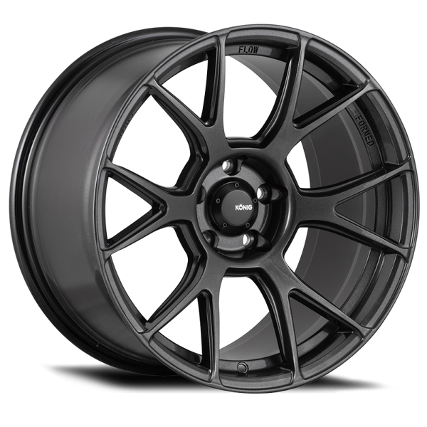 Konig Ampliform 19x8.5 5x120 ET32 Dark Metallic Graphite - AM89520326 by Konig