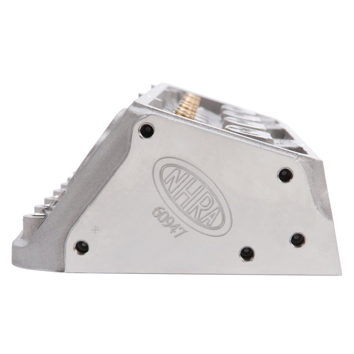 Edelbrock Cylinder Head SBC NHRA Legal 64cc Angled Plug Bare Single - 60947