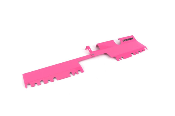 Perrin 15-21 WRX/STI Radiator Shroud (With OEM Intake Scoop) - Hyper Pink - PSP-ENG-512-4HP for 2015-2021 Subaru WRX STI - fr
