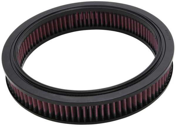 K&N Replacement Air Filter FORD CARS & TRUCKS L4,L6, 1968-86 - E-1200 for 1969-1979 Ford F 350 - front view