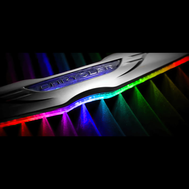 Oracle Chrysler Illuminated LED Sleek Wing - RGB ColorSHIFT SEE WARRANTY - 3019-333