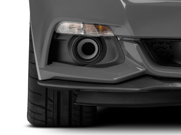 Raxiom 15-17 Ford Mustang LED Halo Fog Lights (w/ Factory Fog Lights) - 398032 for 2015-2017 Ford Mustang - front view