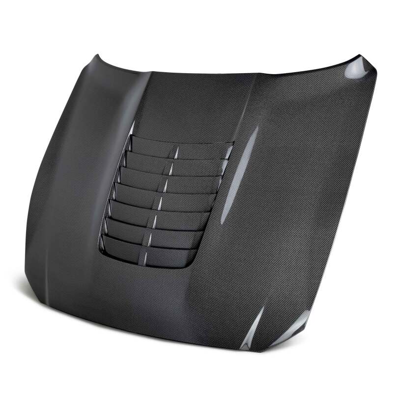 Anderson Composites 15-20 Ford Mustang Shelby GT350/GT350R Type GT5 Double Sided Carbon Fiber Hood - AC-HD15FDMU350-GT5-DS by