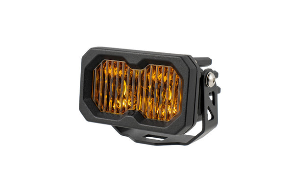 Diode Dynamics C2 2.0 Sport Yellow SAE Fog/Wide Standard ABL (single) - DD8091S by Diode Dynamics - front view