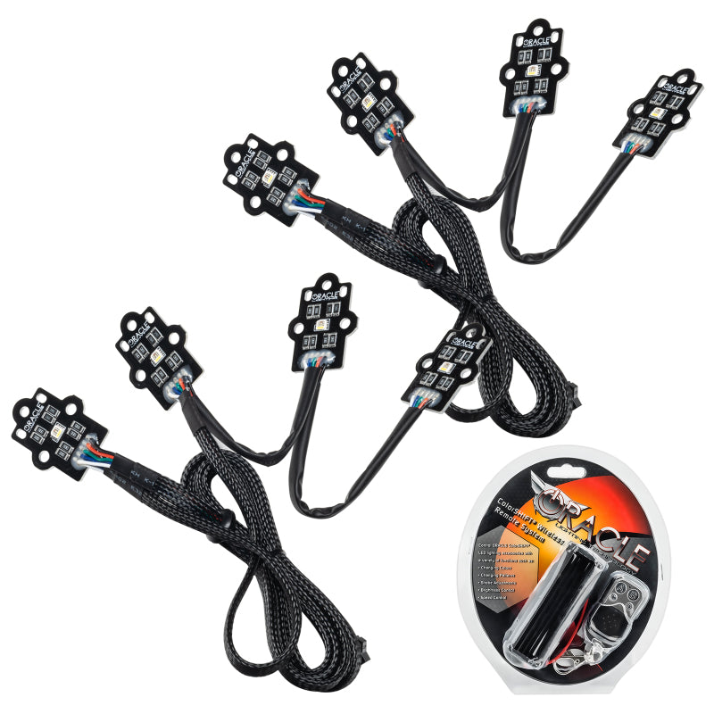 Oracle 20-21 Chevy Silverado HD 2500/3500 RGB+W Headlight DRL Upgrade Kit - ColorSHIFT SEE WARRANTY - 1452-330