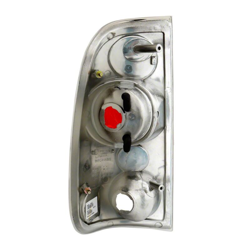 Raxiom 97-03 Ford F-150 Styleside Axial Series Version 2 Tail Lights- Black - Red/Clear Lens - T542831 - close-up view