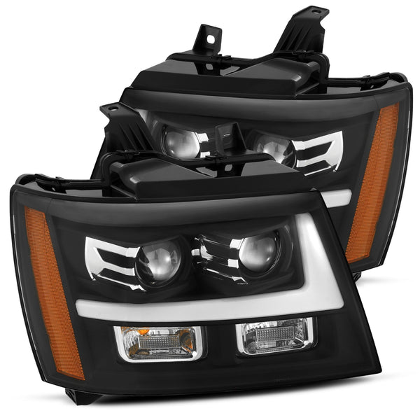 AlphaRex 07-14 Chevrolet Tahoe PRO-Series Proj Headlights Chrome w/Activ Light/Seq Signal/DRL - 880298 for 2007-2014 Chevrole