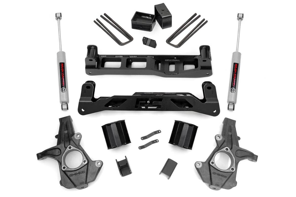 5 Inch Lift Kit | Chevy Silverado &amp; GMC Sierra 1500 2WD (2007-2013)