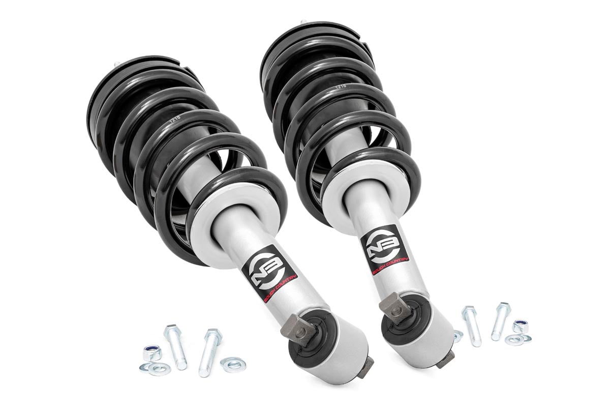 N3 Leveling Struts | 2 Inch | Loaded Strut | Chevy/GMC 1500 (14-18 &amp; Classic)